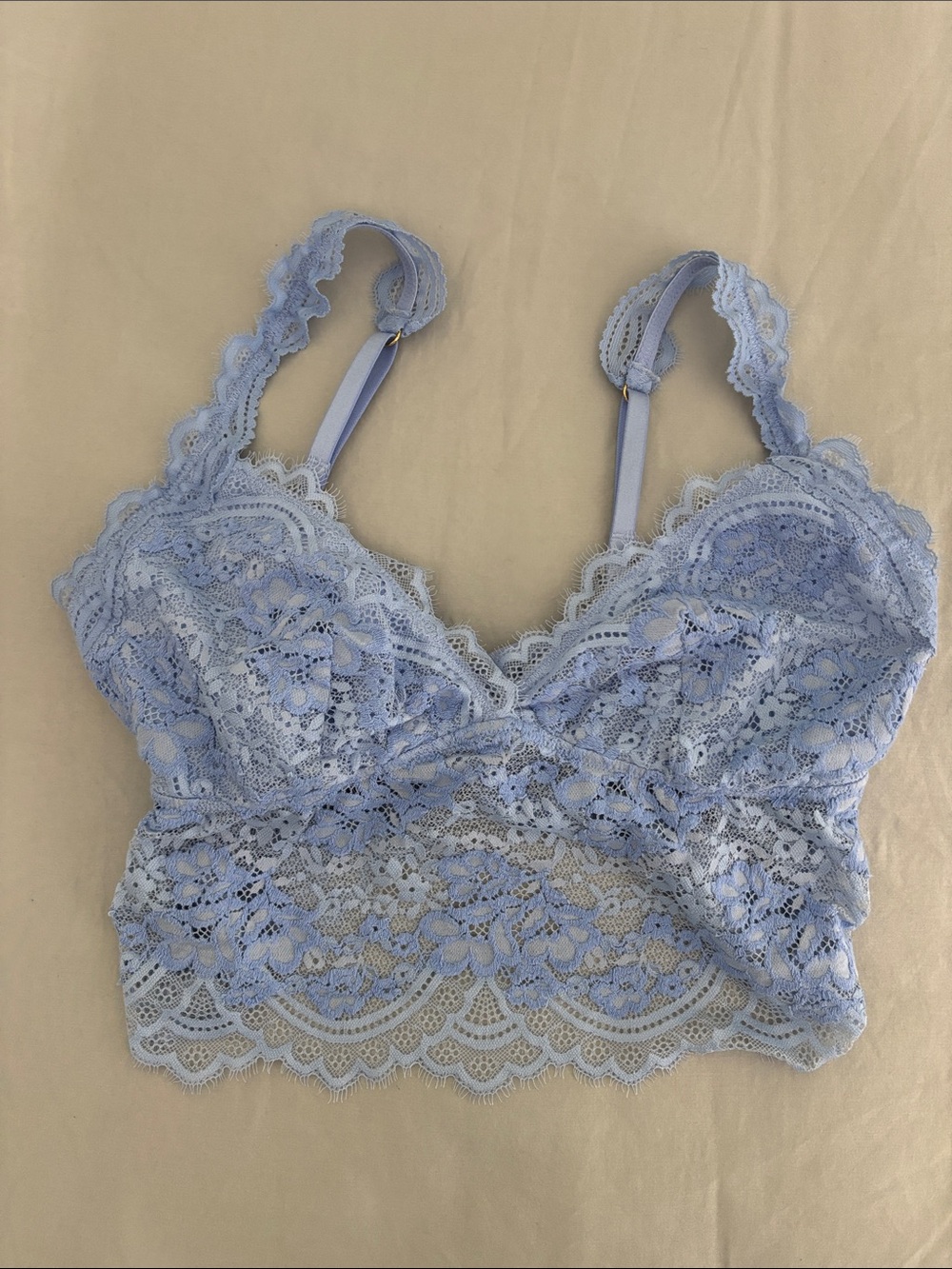 aerie Light Blue Lace Bralette